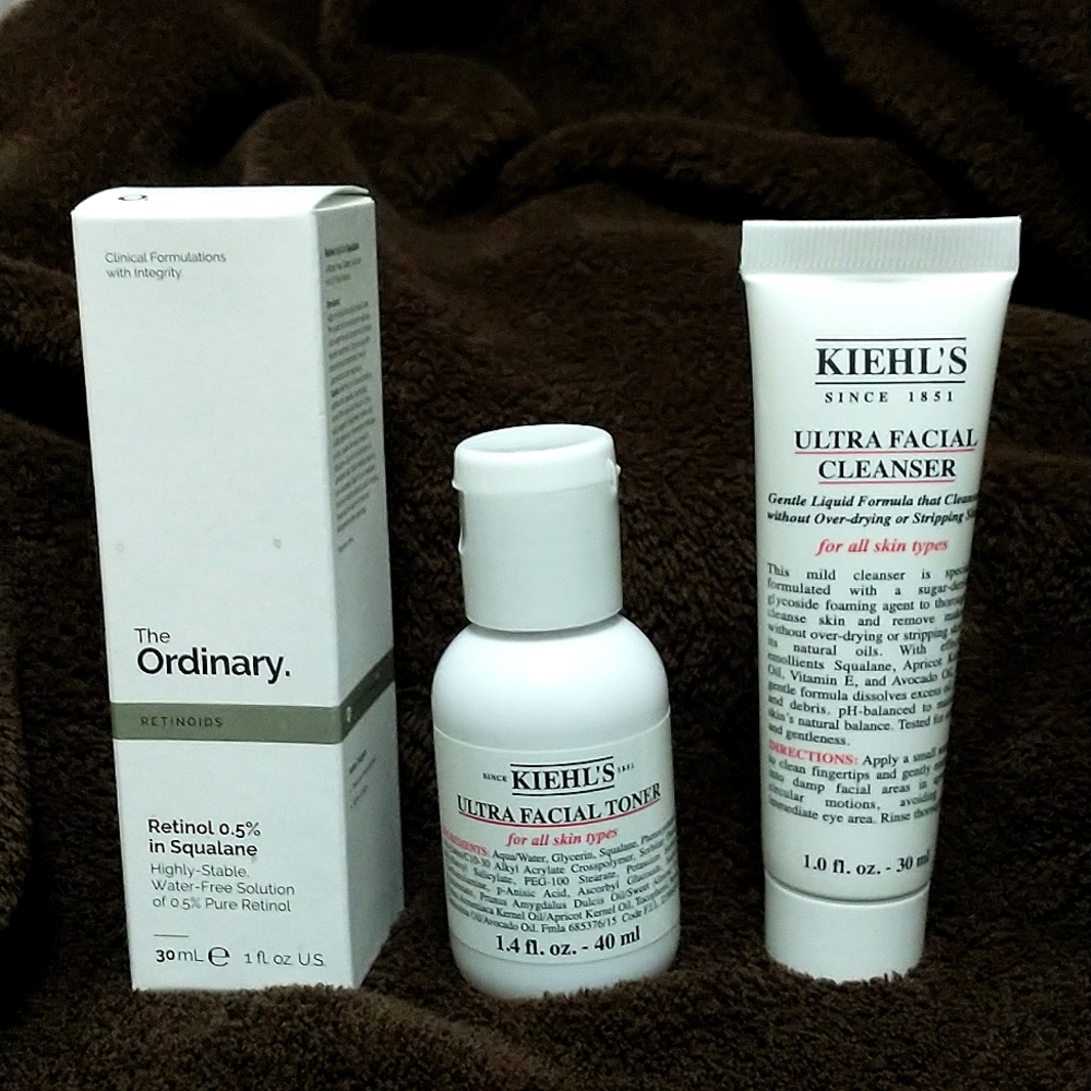 Kiehl's and Ordinary skincare bundle